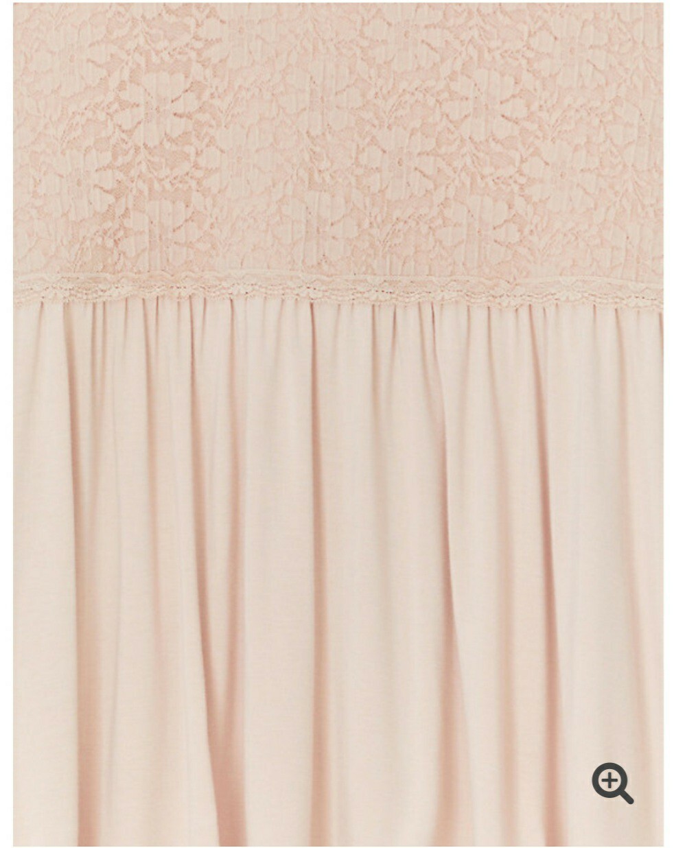NWT Torrid Plus Sizes 3X or 4X Super Soft & Lace Pale Pink Babydoll Tank