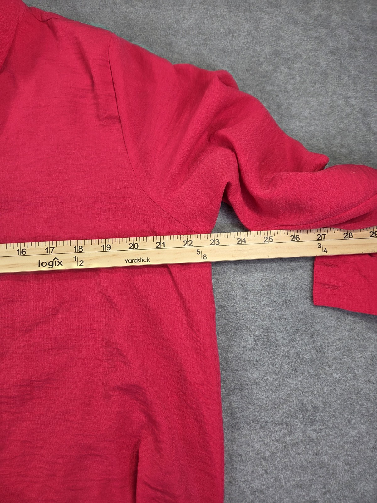 Simply Vera Wang BarbieCore Dopamine Top Blouse Casual Office Large Top