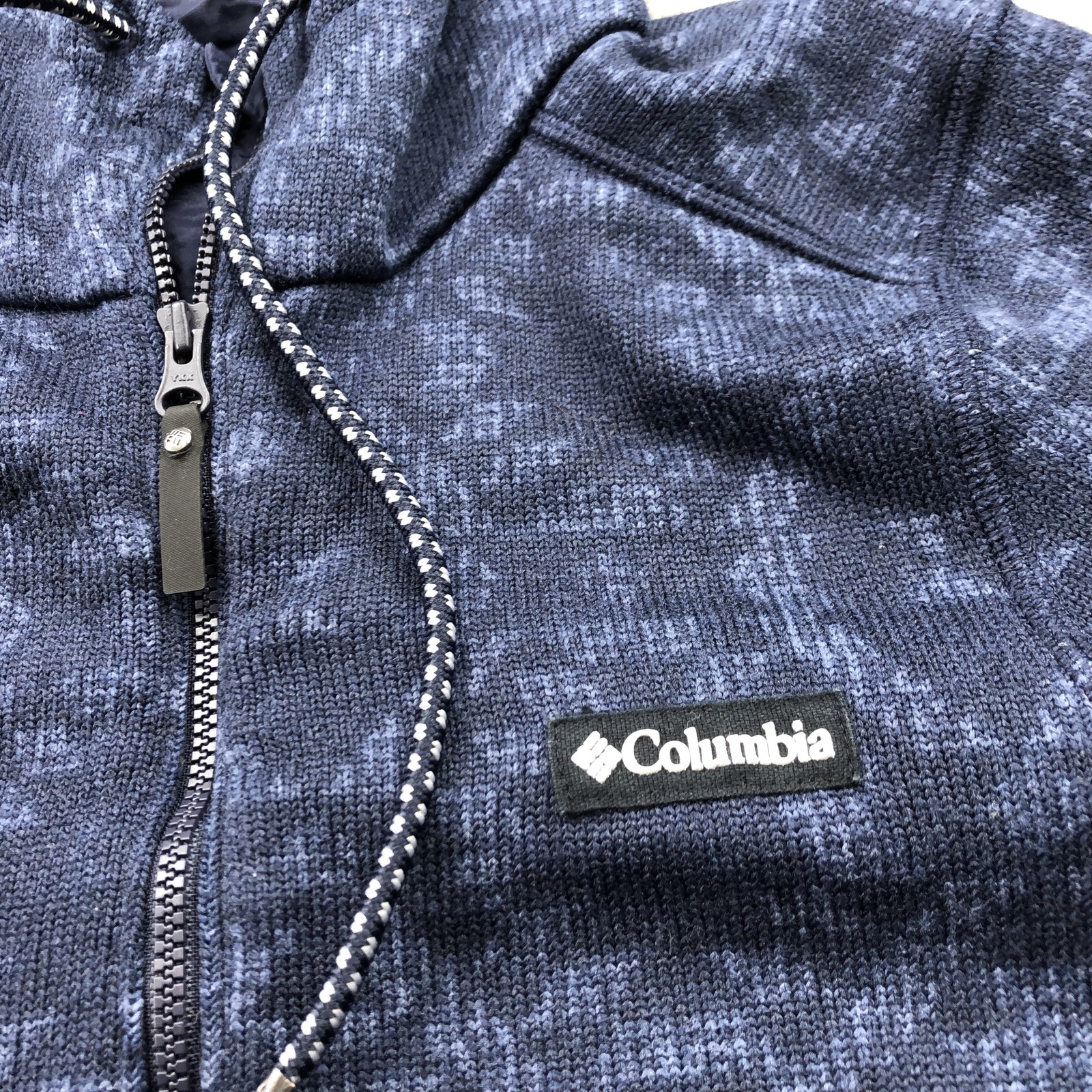 Columbia Hoodie Womens XS Patterned Geometric Pullover Half Zip Hood Sweatshirt