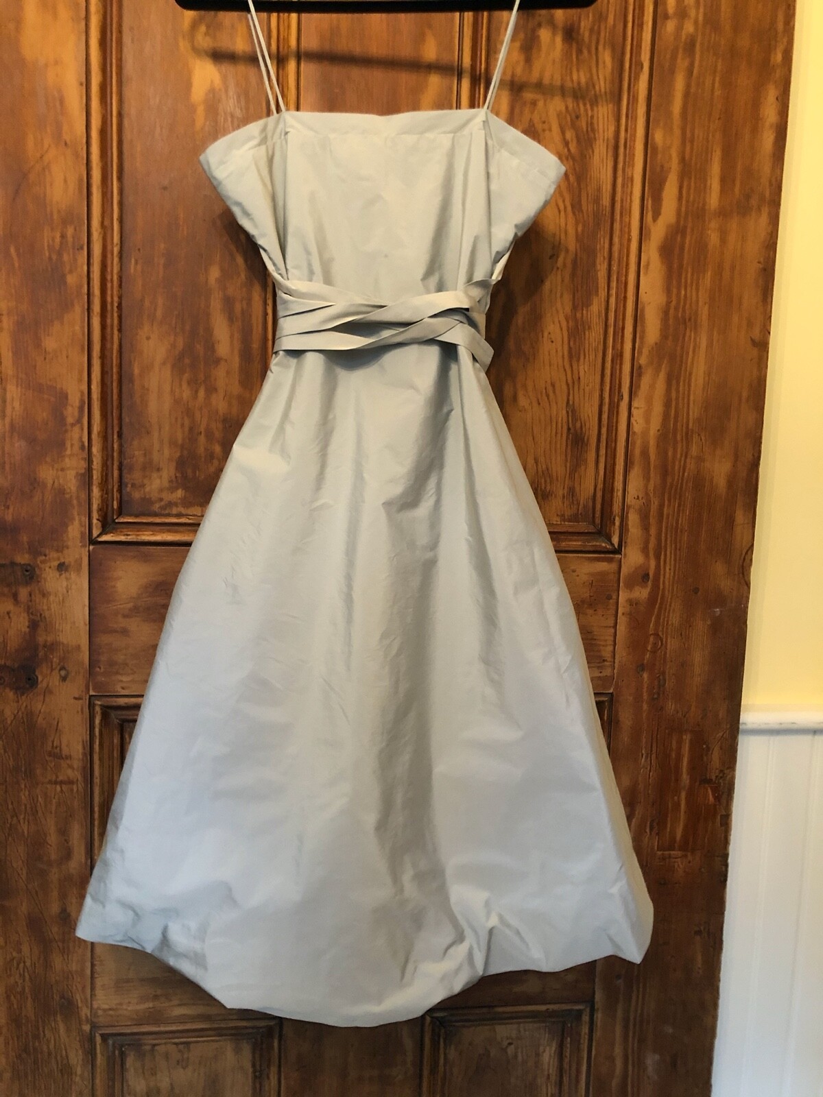 MARNI – spaghetti strap taffeta dress