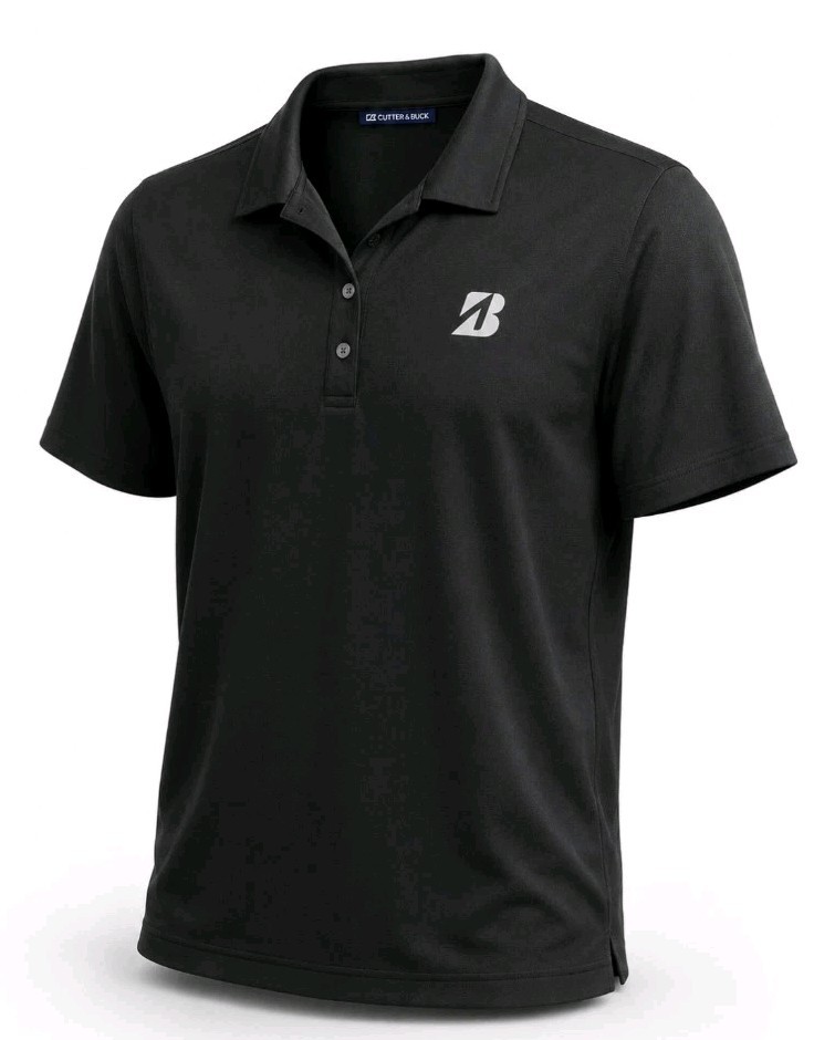 Women’s Cutter & Buck XL Black Polo Bridgestone Pullover Top NWTS Golf Shirt