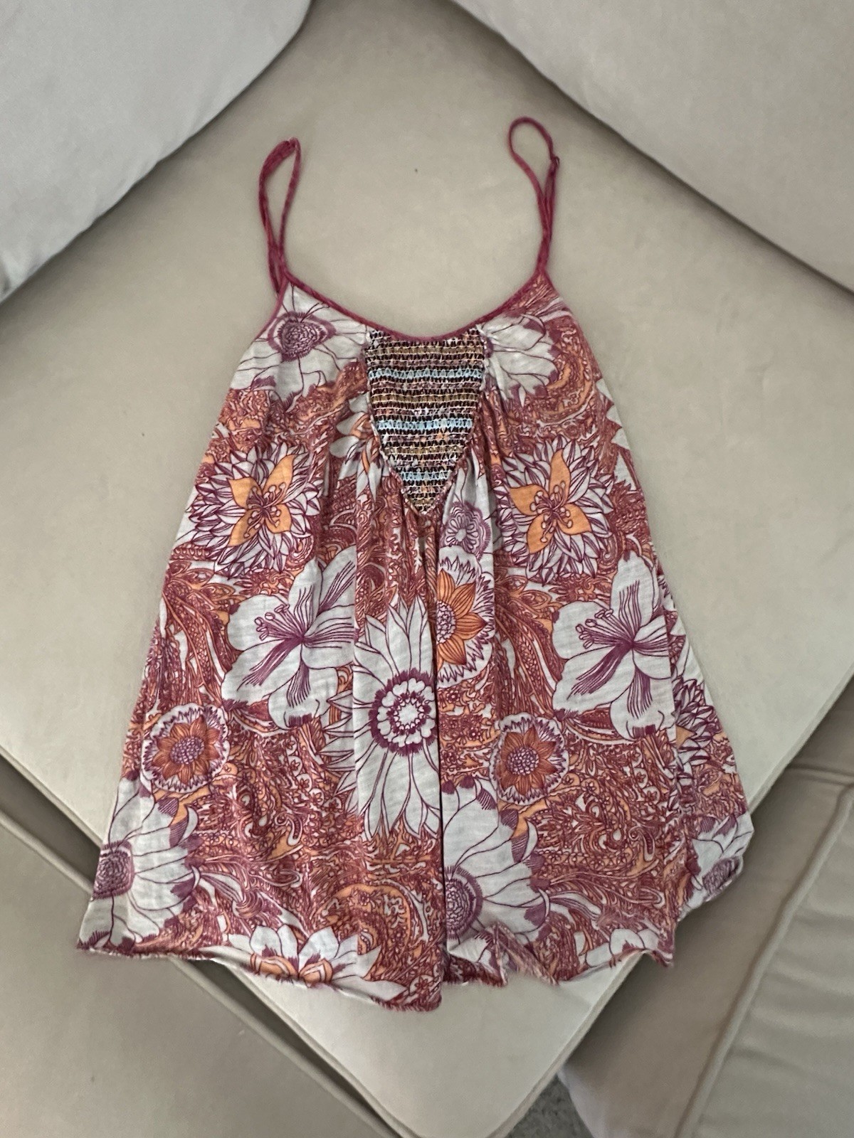 Free People Women’s Cami Boho Top Size Medium