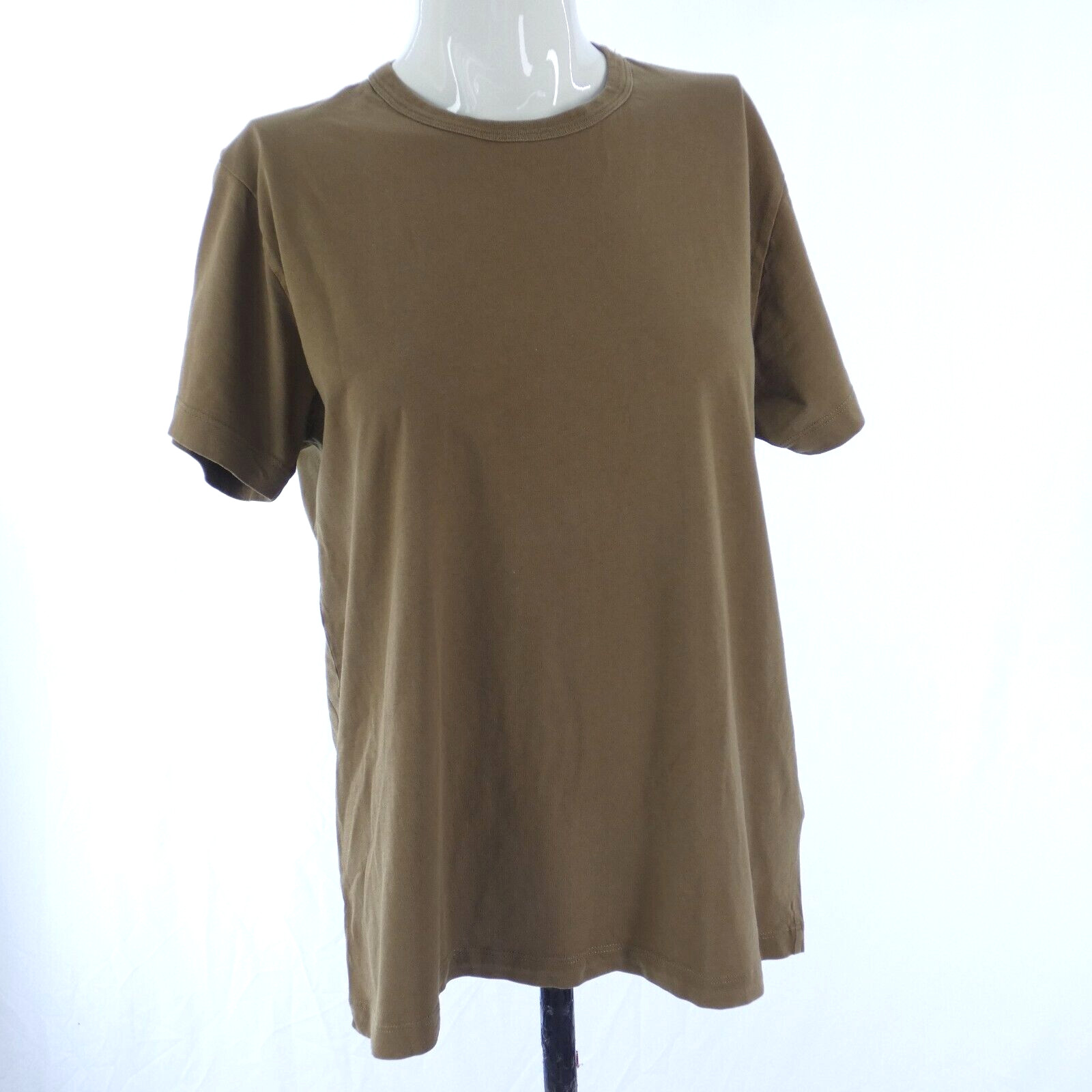 French Connection Womens T Shirt Brown Tee Short Sleeve Classic Essential Size L