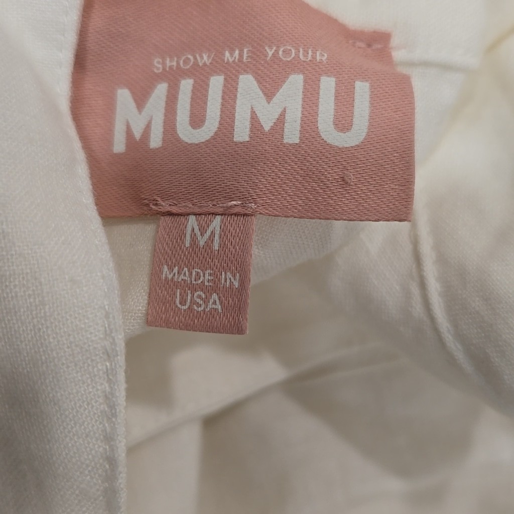 NWOT Show Me Your MuMu Johns Button Down Shirt Sz M