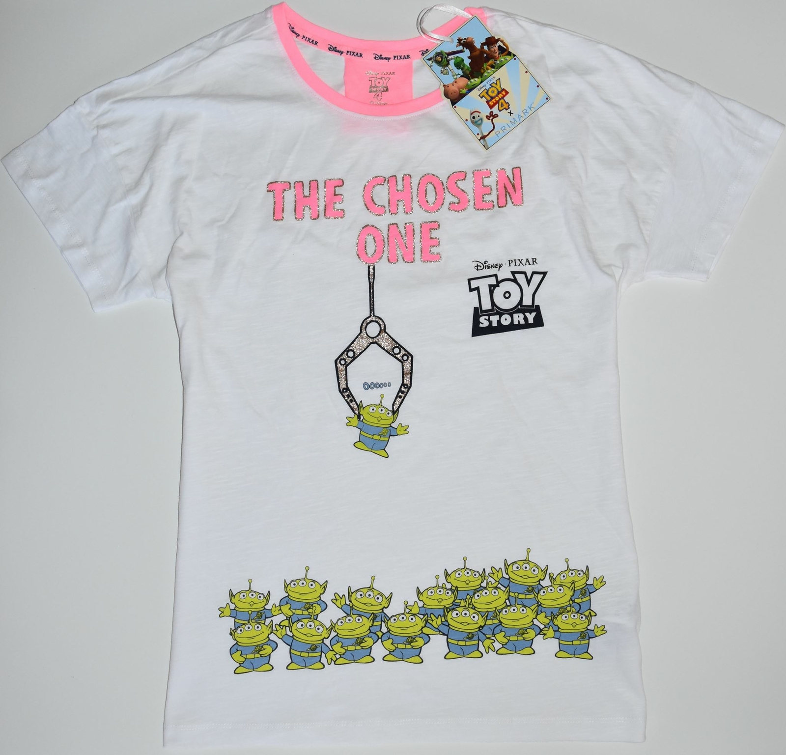 Toy Story PJ T Shirt Primark Disney Ladies 100% Cotton Aliens UK Sizes 6 to 20