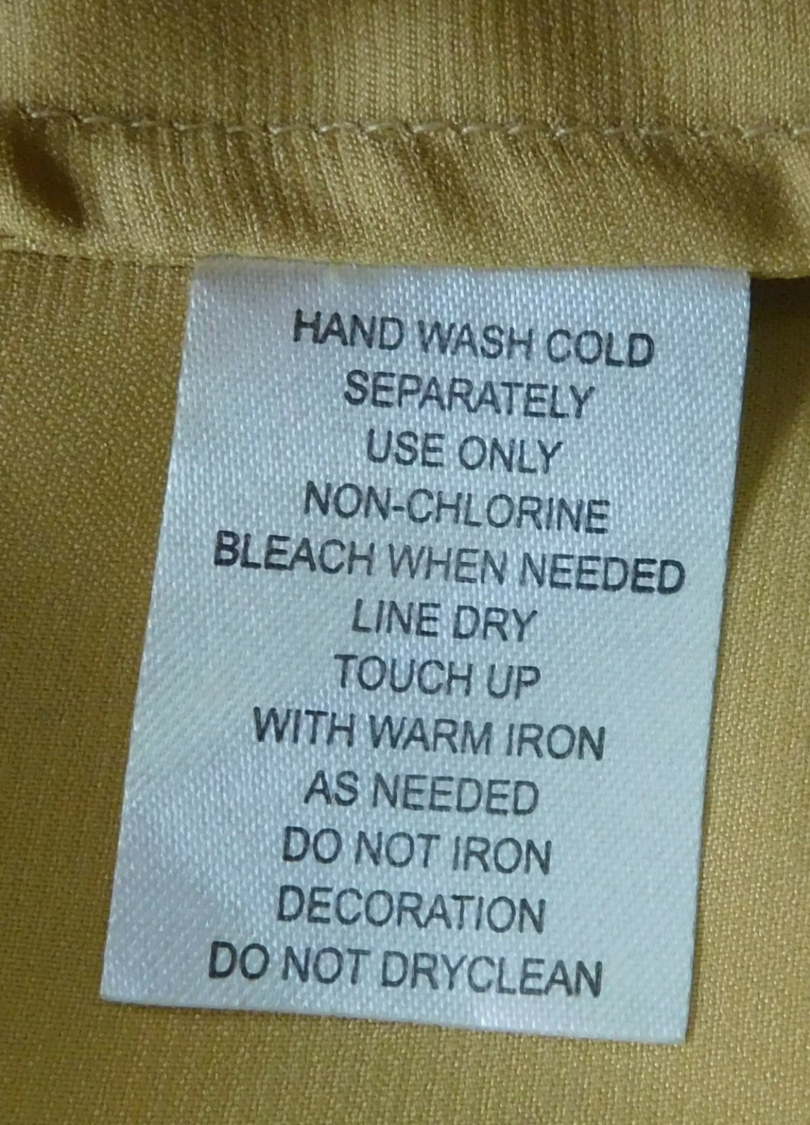 Sunny Taylor Women Shirt, Size M, Gold, 97% Polyester, 3% Spandex