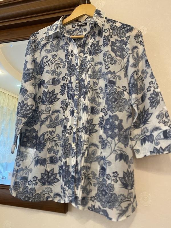 Women Gerry Weber shirt white cotton 48