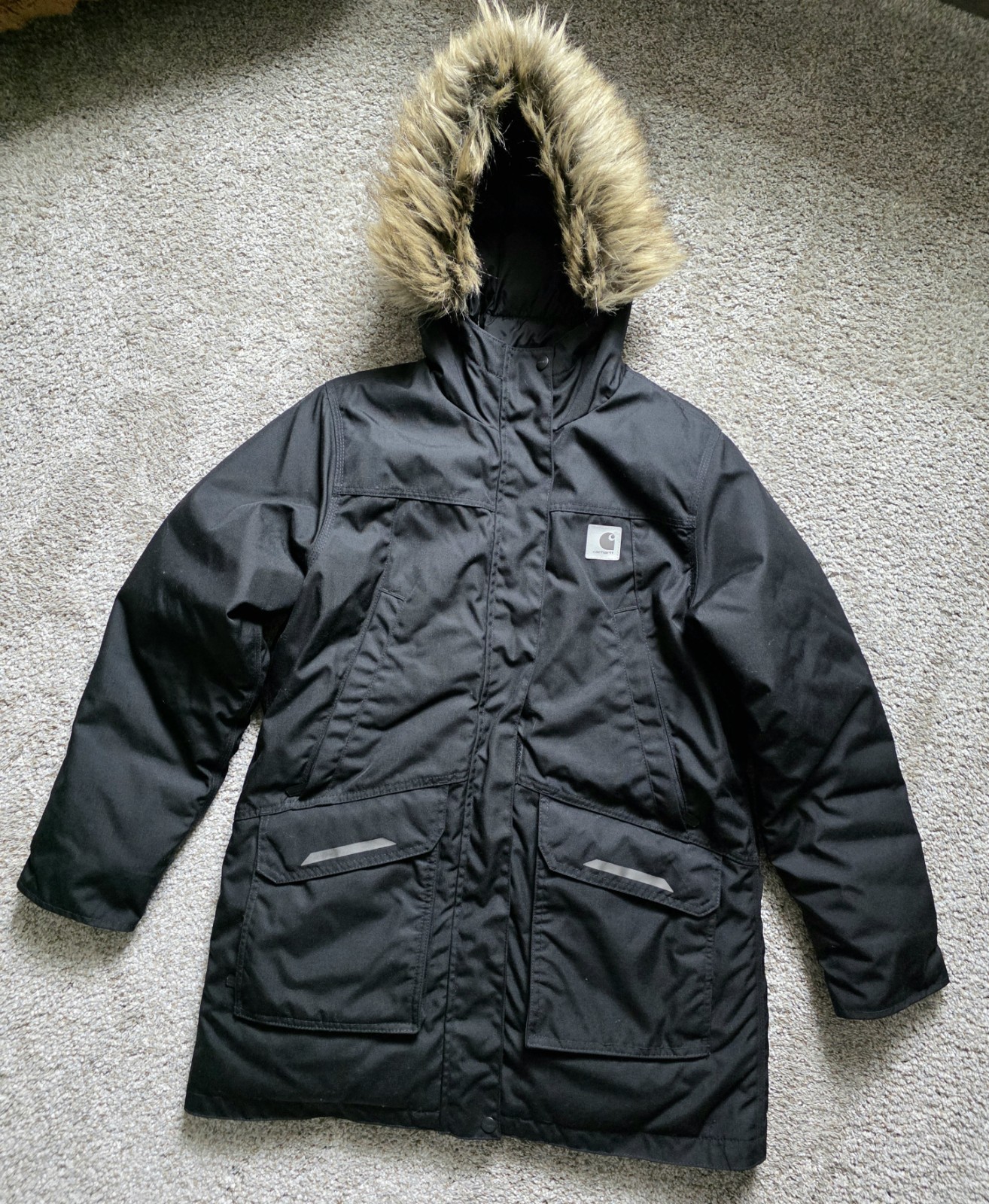 Carhartt Yukon Extremes Hooded Insulated Women’s Parka Jacket Black M (8/10)