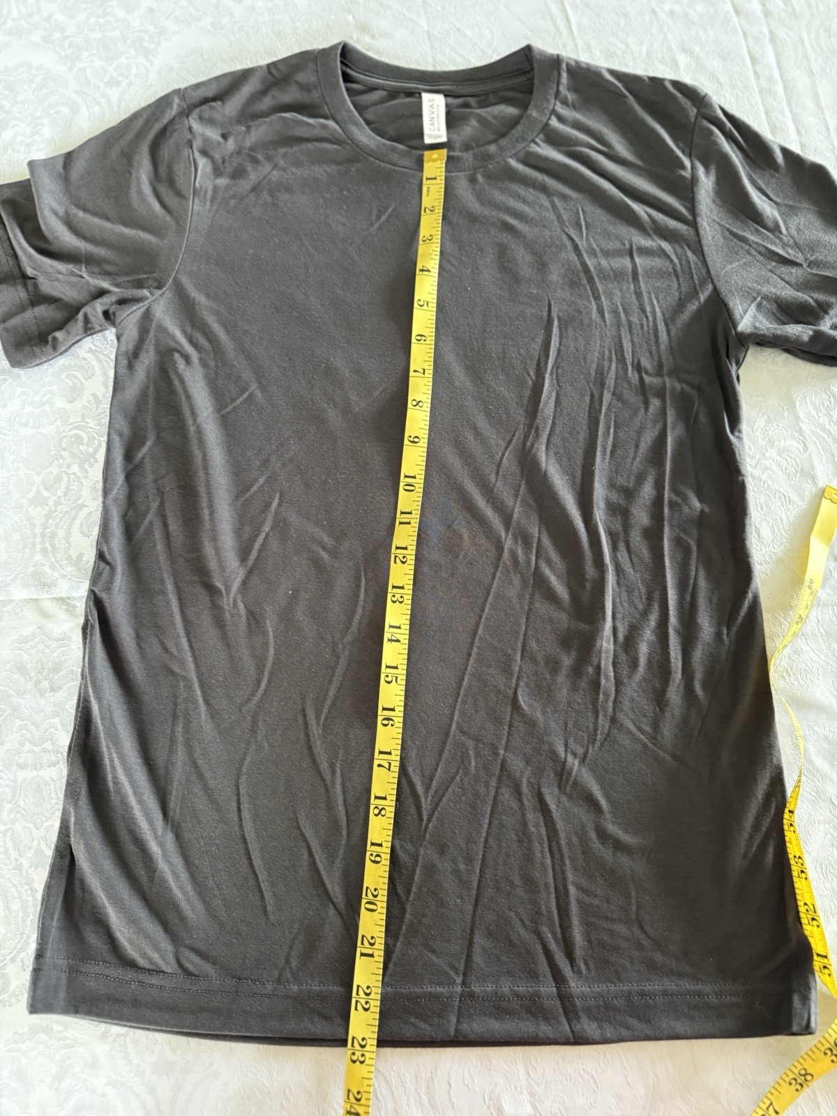 Bella Canvas Gray T-Shirt Size Small Dark Gray