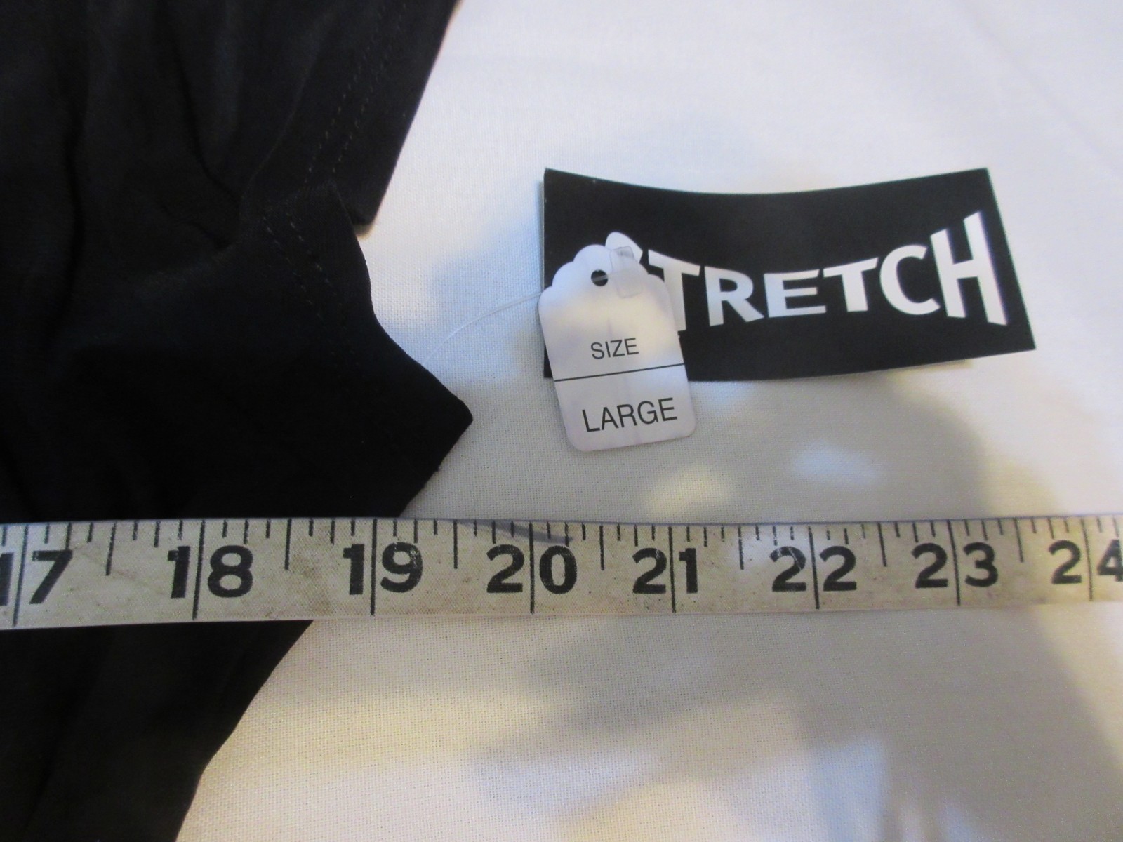 Dynamite Pull Over Stretchy BLACK Pull Over Top w Buckle, Size LARGE , NWT