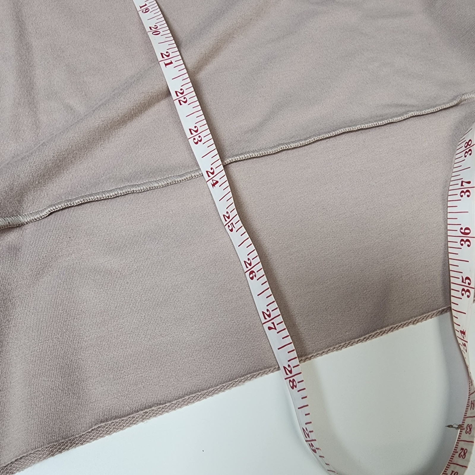 Spanx Perfect Length Dolman Top Women’s XL Light Mauve Stretch Slouch 3/4 Sleeve