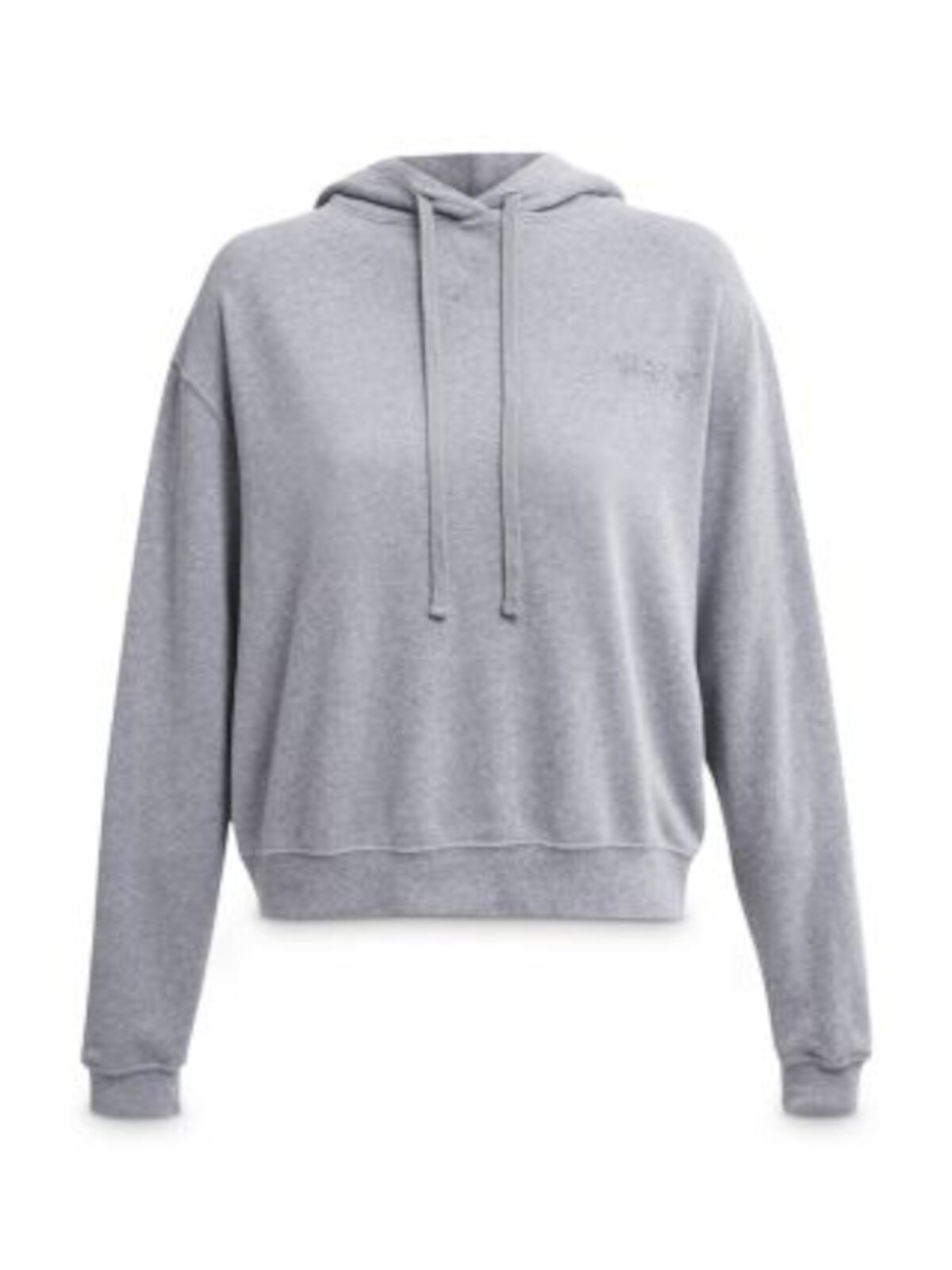 WSLY Womens Gray Tie Heather Long Sleeve Hoodie Top M