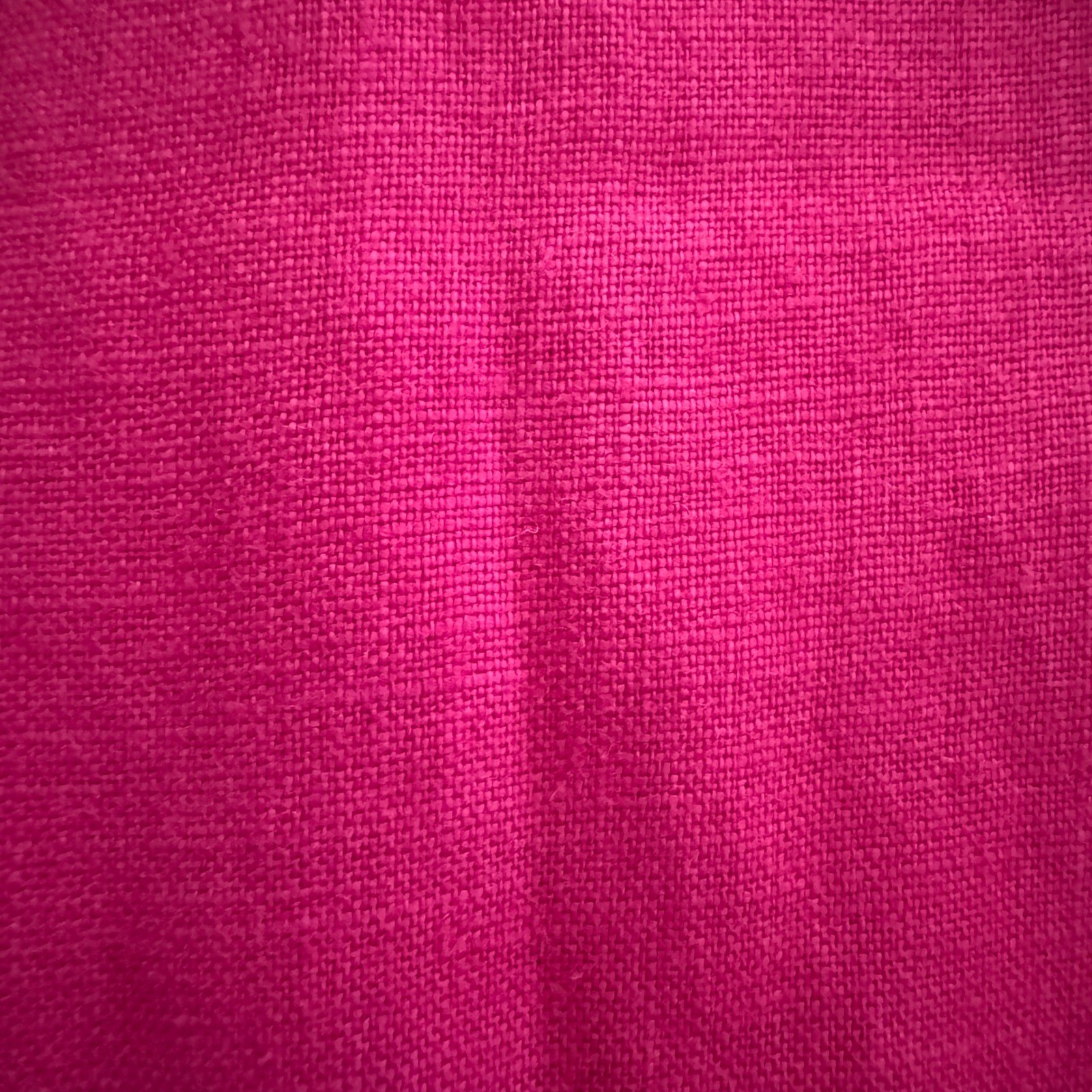 Luxury 100% Linen Coastal Button Down Shirt Magenta Pink Luxe Resort Summer Sz S