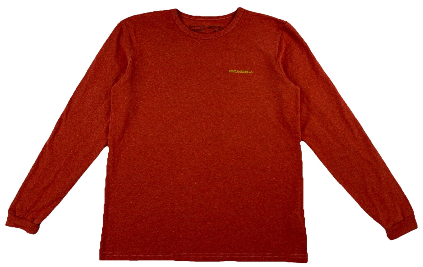 Patagonia How To Slide Responsibili-Tee Long Sleeve Burl Red Women’s Small