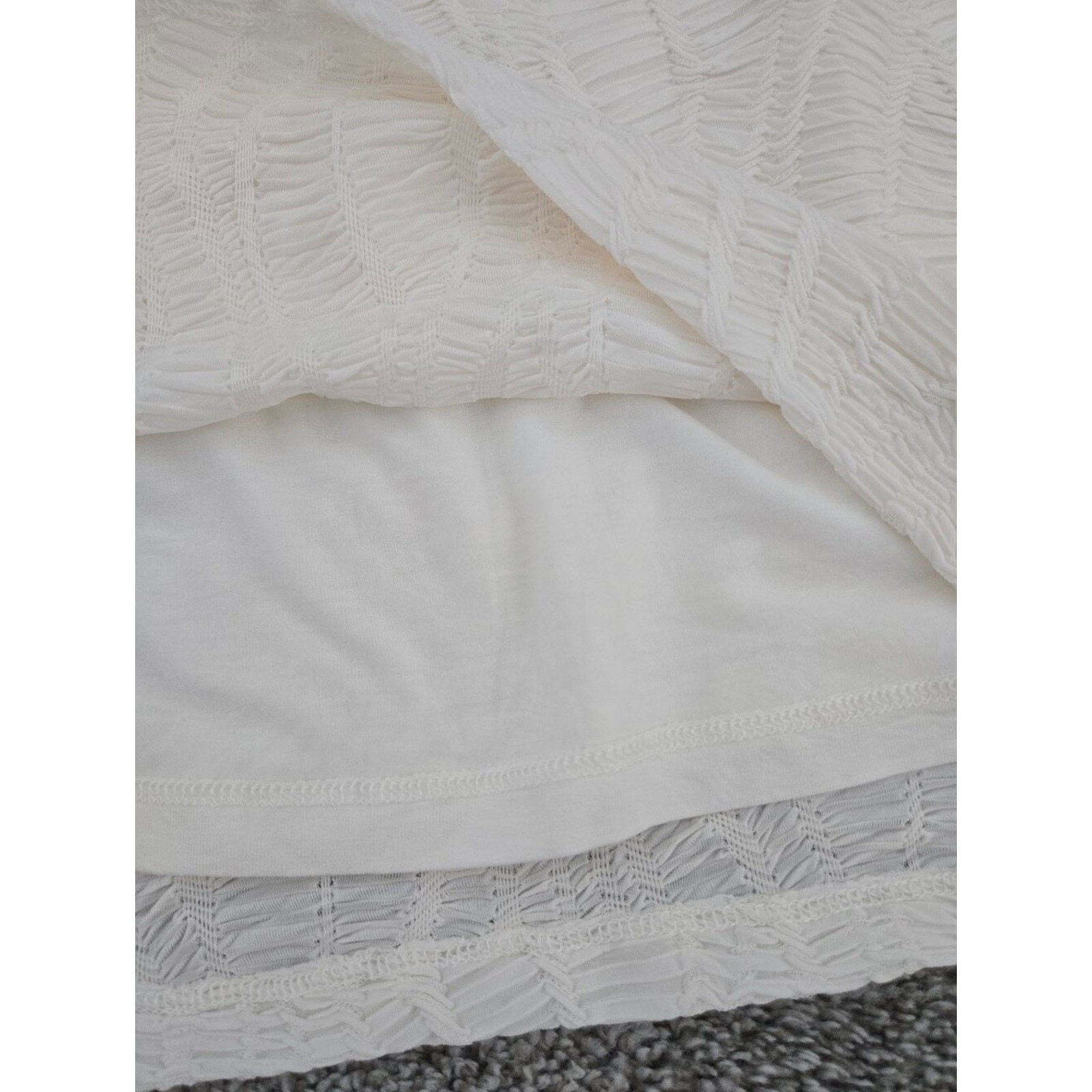 Chico’s Cowl-Neck Tank. Super soft jacquard-knit fabric. Ivory. Small