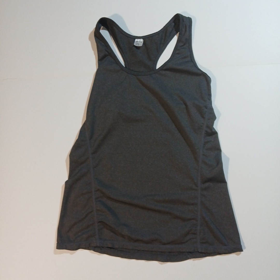 Neleus women’s size large gray tank top reflective super soft and stretchy