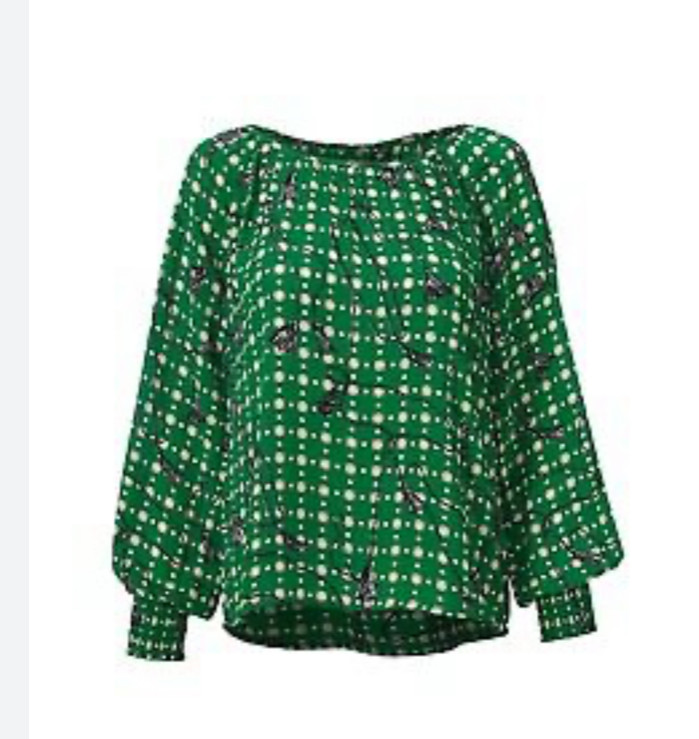 Cabi New NWT Voyage Blouse #4535 Green Ivory Black Size XXS – XL Was $99