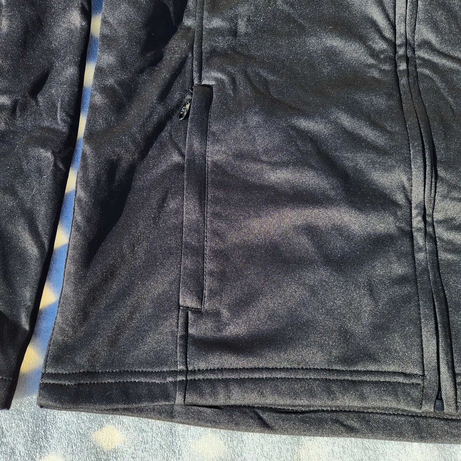 MAC TOOLS Sz L Black/Gray Softshell Zip Jacket Embroidered Front/Back. CLEAN !