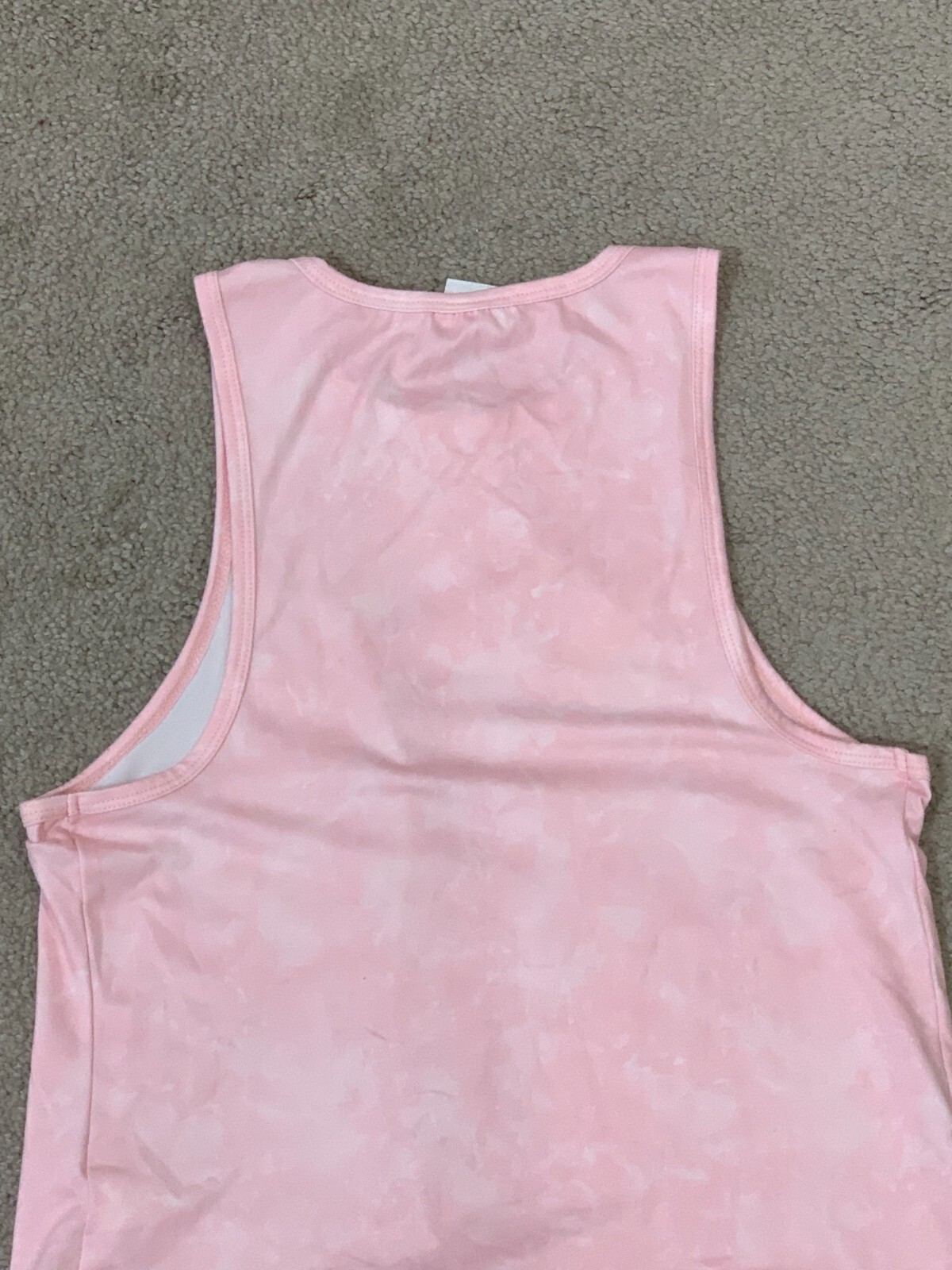 NOBO Celestial Tank Top SZ XS (1) Pink Colorful Sun Print Knot Front Detail Soft
