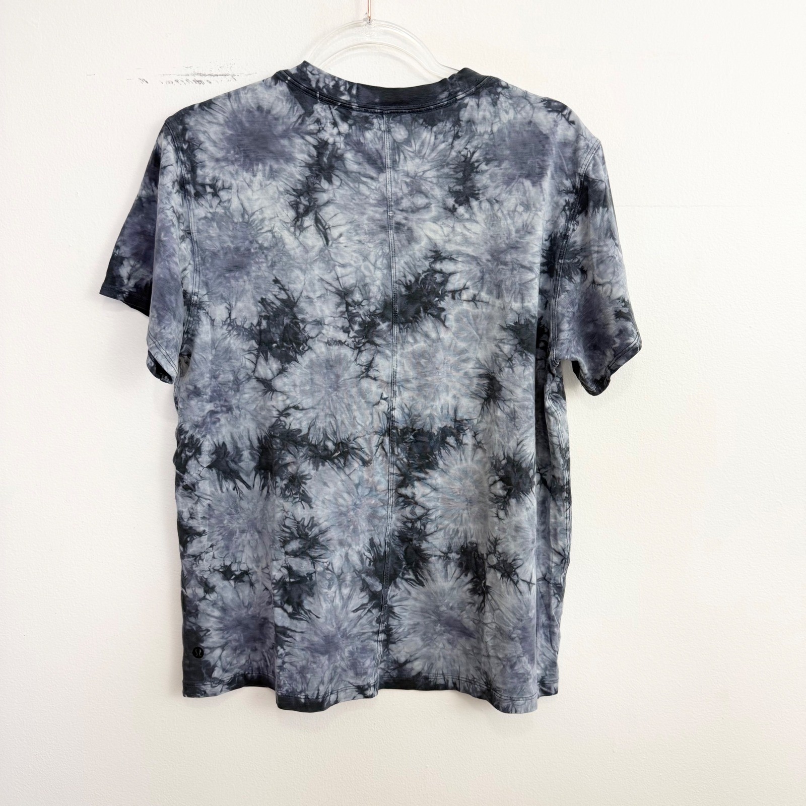 Lululemon All Yours Tee Earth Dye Stone Black Gray Tie Dye T-Shirt Estimated M