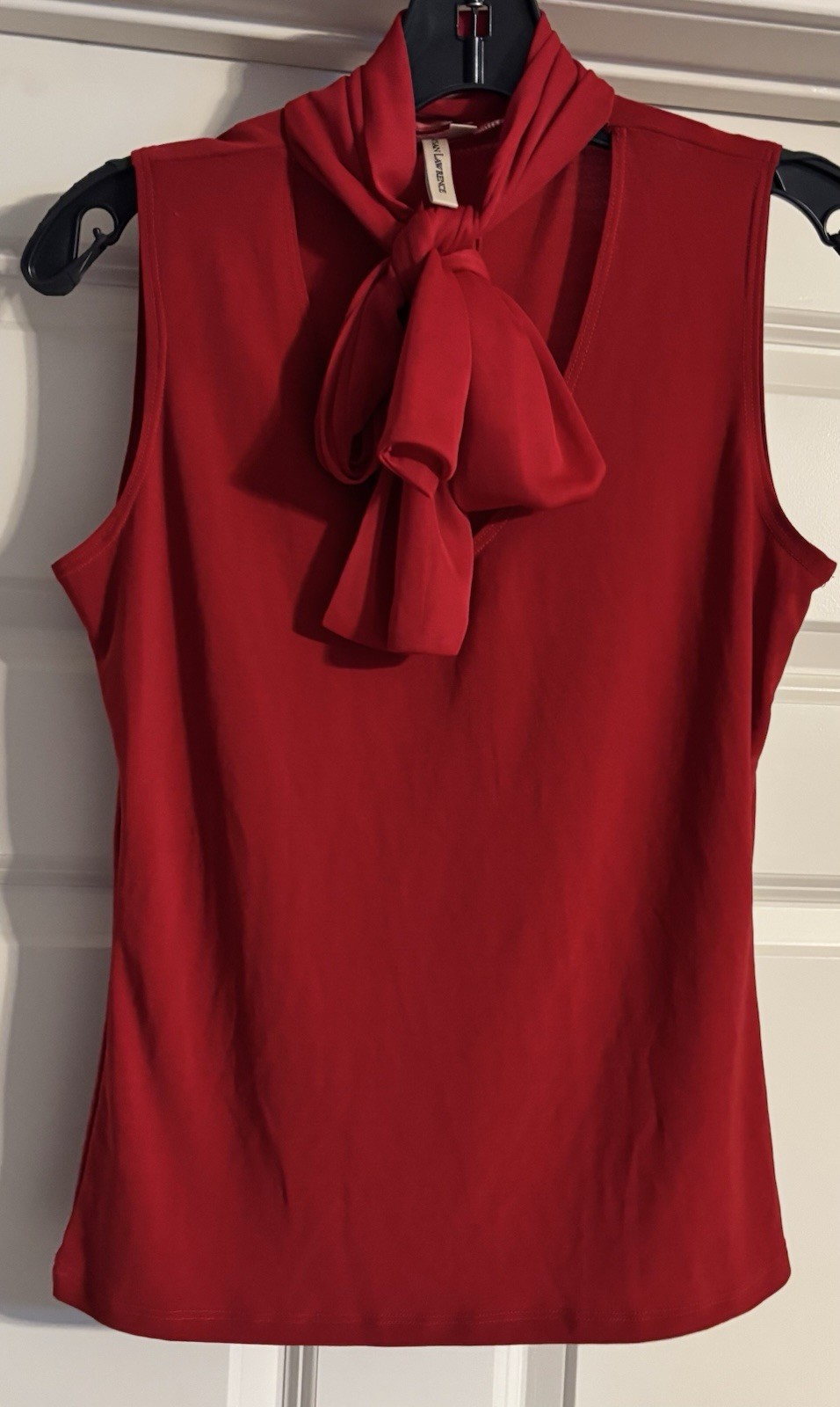 Susan Lawrence Y2K 90’s Cherry Girl Mixed Scandi Minimalist Bow Neckline Size S