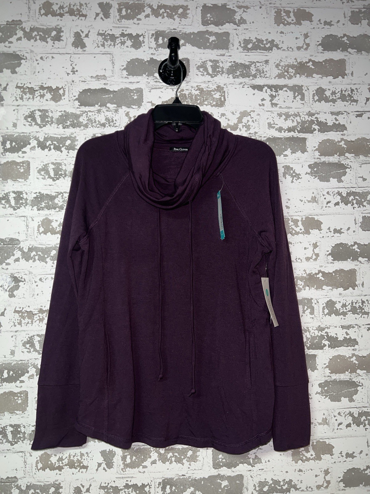NWT! Pink Clover Sheynaya Knit Top Long Sleeve – Purple – Large Petite