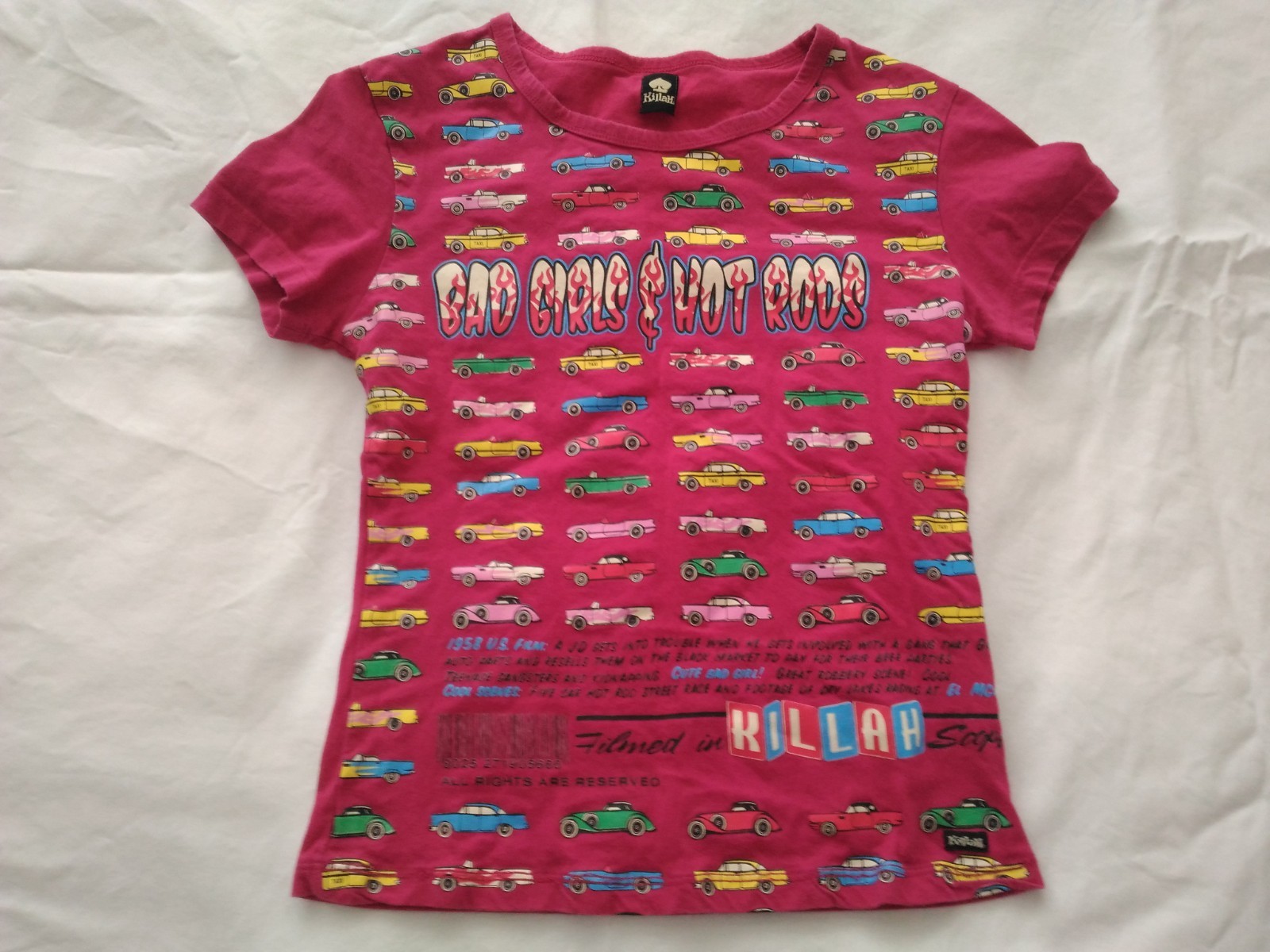 Vintage Y2K KILLAH by Miss Sixty Hot Rods T-Shirt