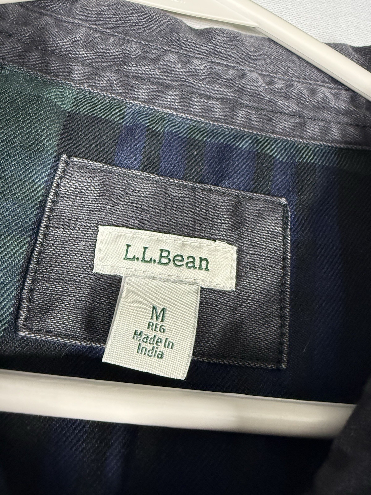 Lot of 2 – L.L. Bean Heritage Washed Denim Shirts Women’s Medium Flannel Lined