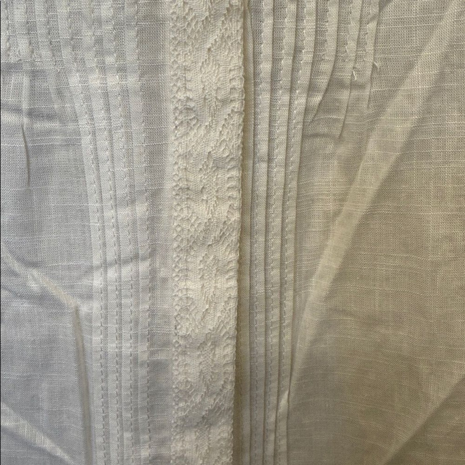 NWT NKN Nekane Ivory ruffle & lace blouse – small (oversized) – $125 MSRP