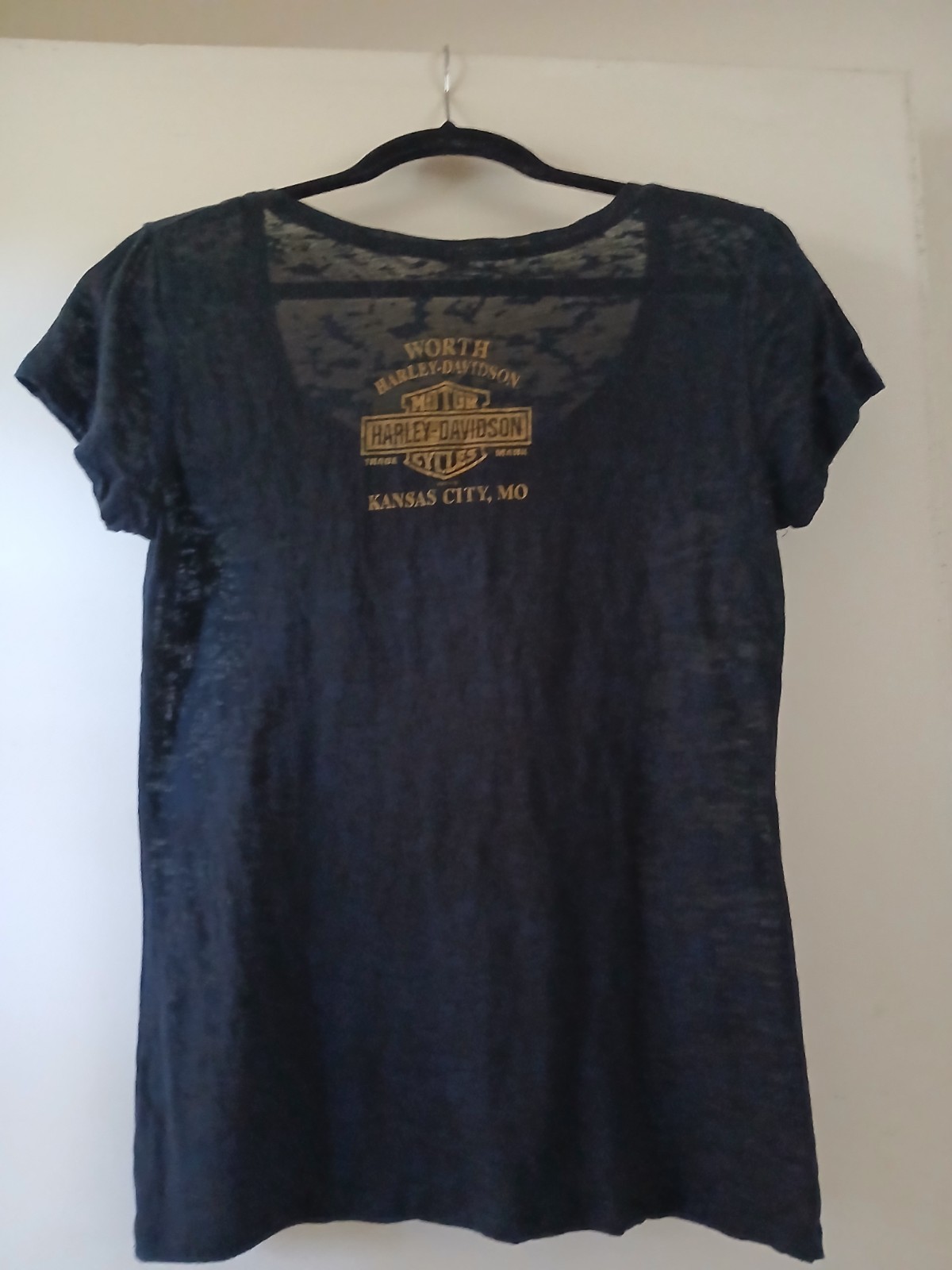 Harley Davidson T sheer burnout black M