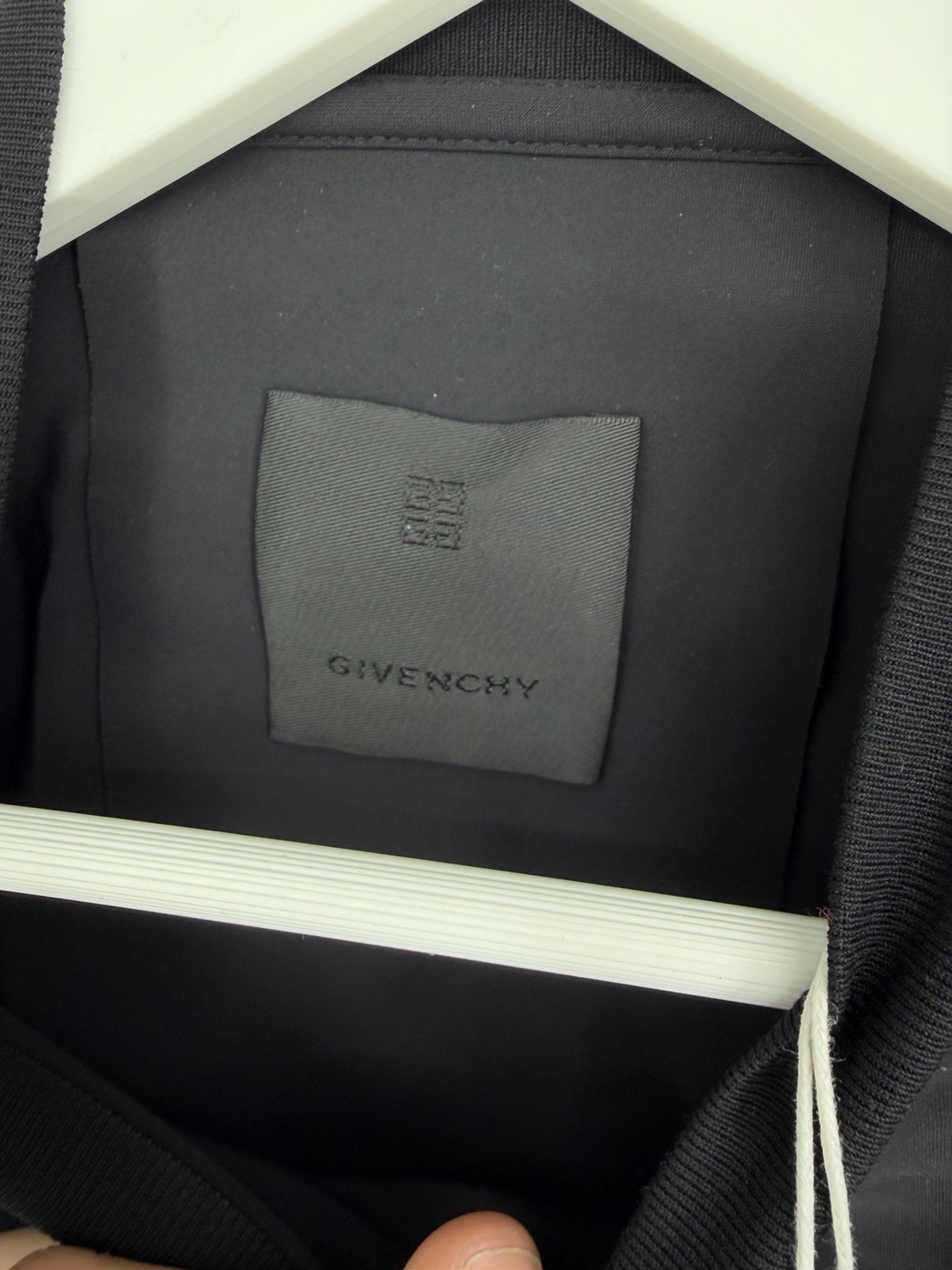 Givenchy Womens SET Cropped Gym Stretch Top T Shirt Size L Black Logo