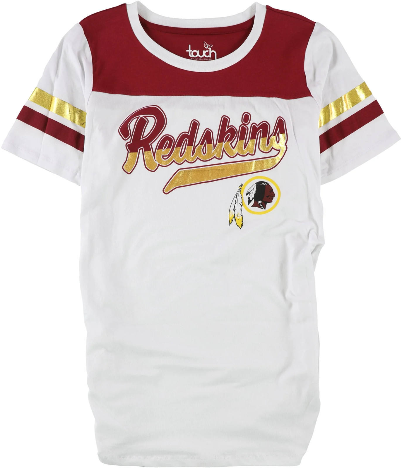 Touch Womens Washington Redskins Graphic T-Shirt, rdk, Maternity, L