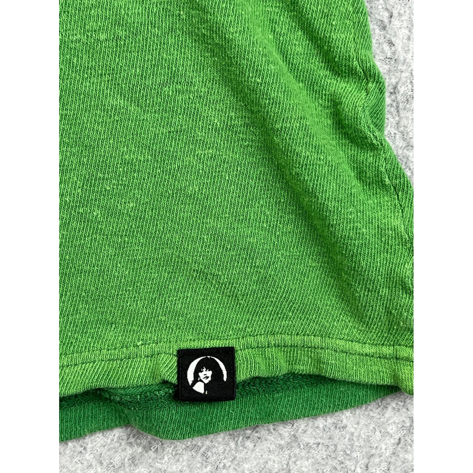 Hysteric Glamour Graphic Tee Shirt Womens Large Green Rockabilly Japan Vintage