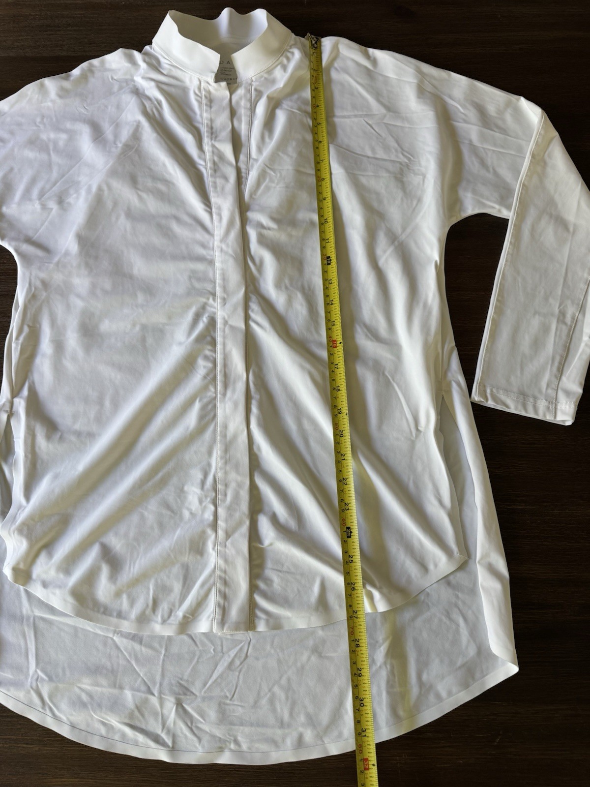 Aday Something Borrowed Shirt Womens Medium White Long Sleeve Button Up Relaxed