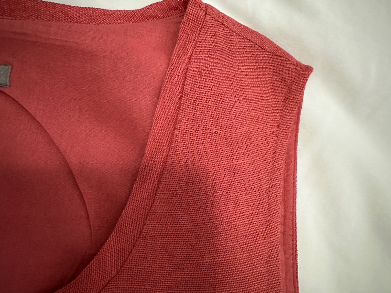 J.Jill S/L Linen Top Silk & Linen Fully Lined SZ M EUC