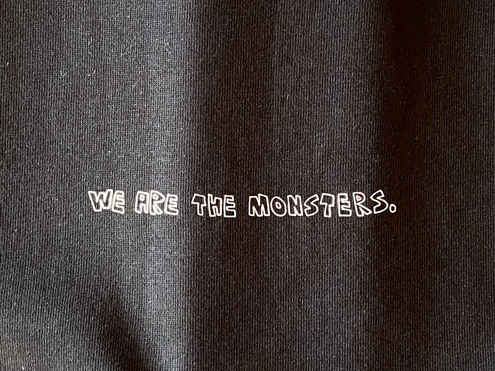 Uniqlo UT POP MART Labubu Monsters League Black Graphic T-Shirt Women Size Med