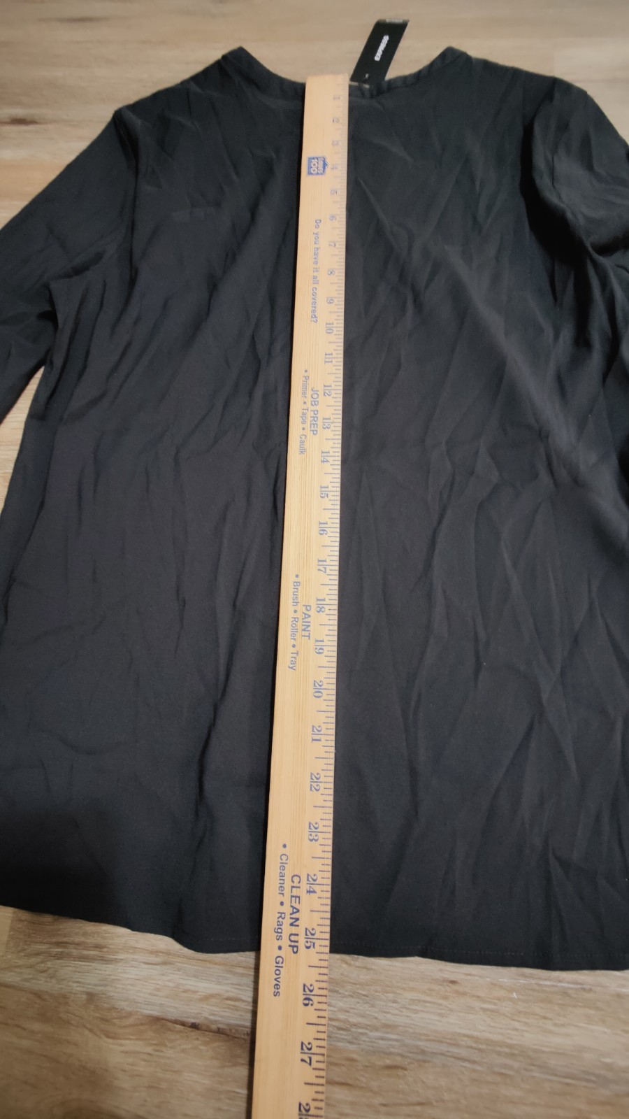 Express Relaxed Portofino Blouse Medium Black Long Sleeve NWT Career Top