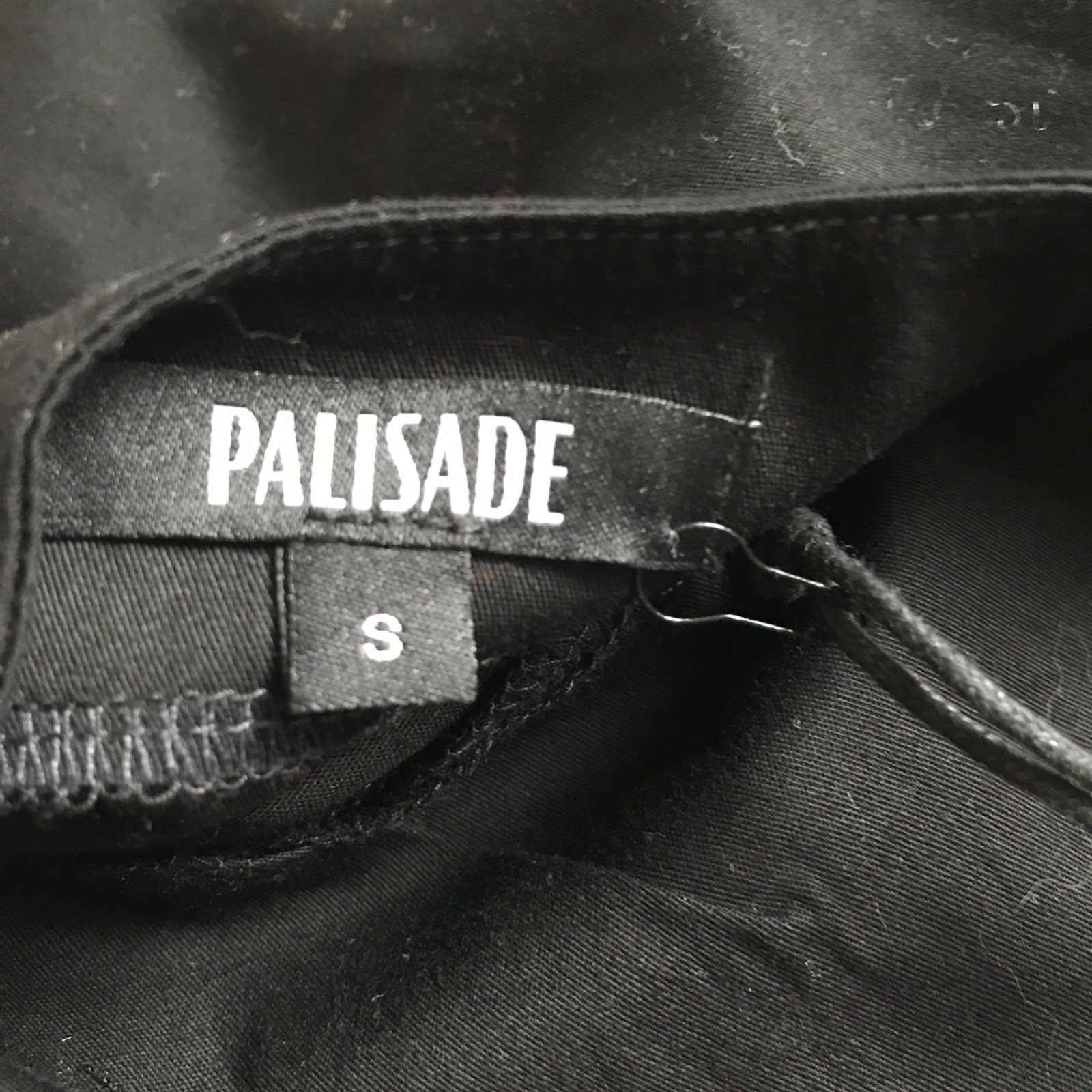 Palisade Black Tank Top Small Scooped Neck Line SIde Zip Peplum Basic Blank