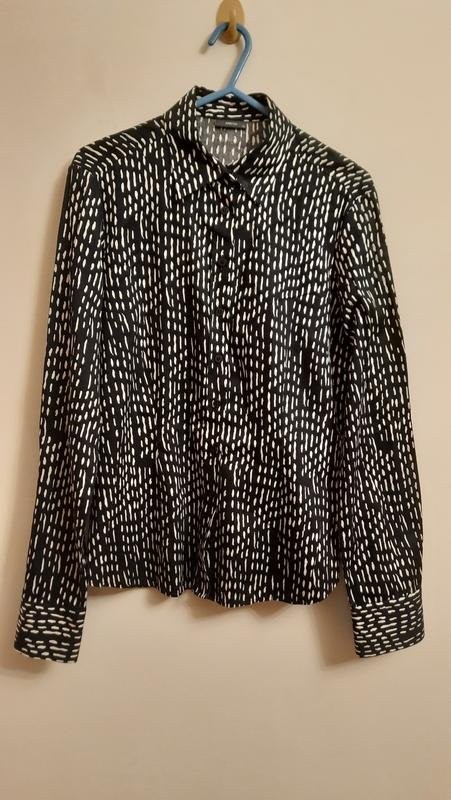 Women Eterna shirt black cotton XS-S