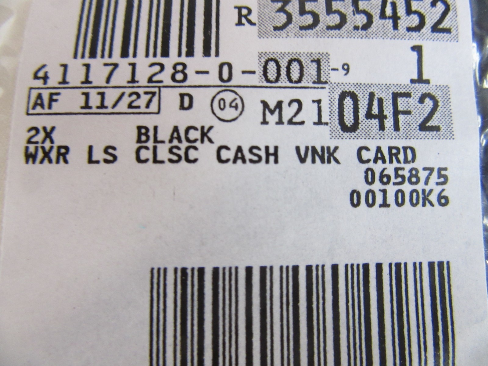 Lands’ End 100% Cashmere Classic Long Sleeve V-Neck Cardigan Black Size 2-X NEW!