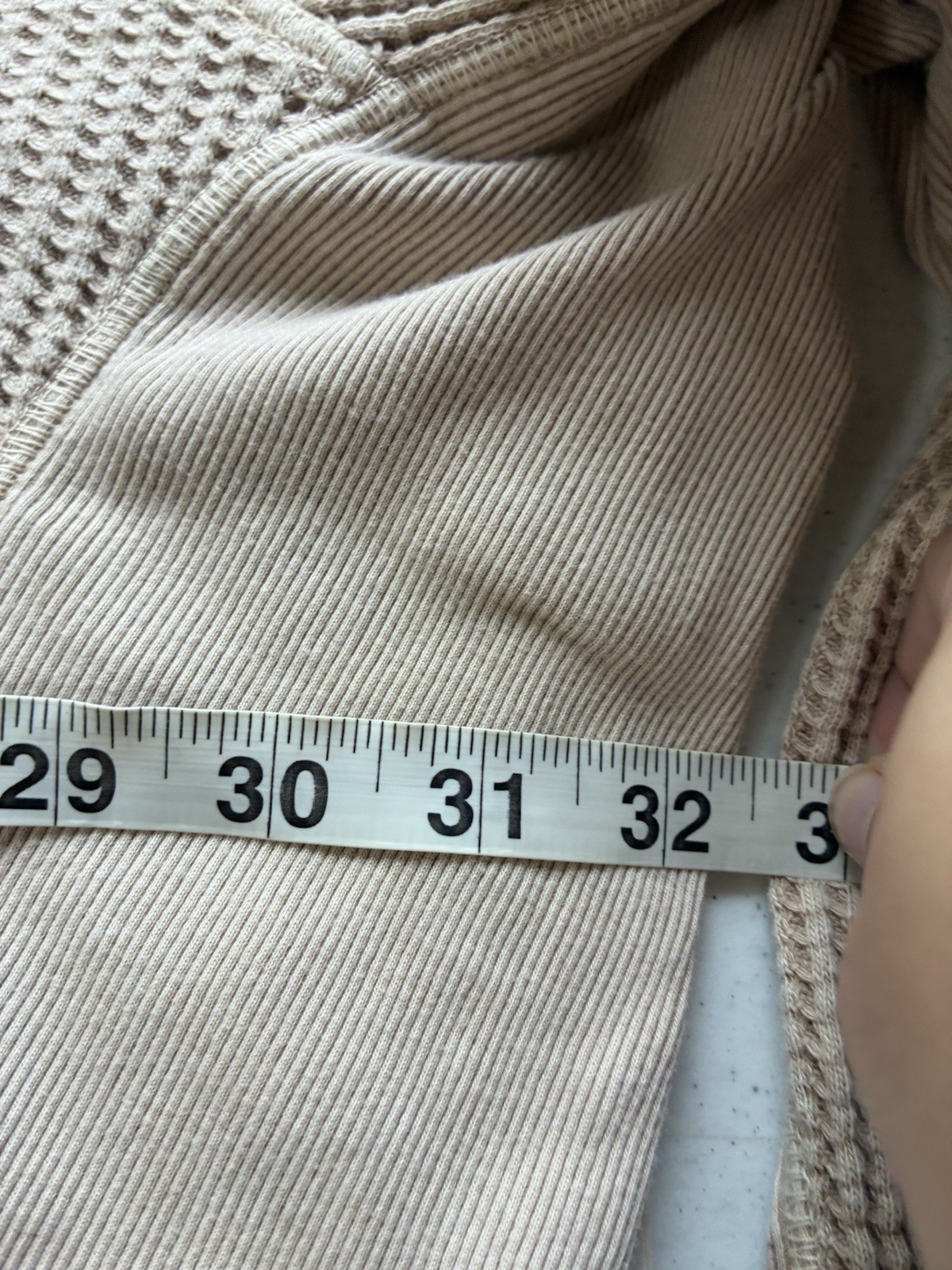 Free People One Scout Shacket Cotton Waffle Knit Button Front XS Oversized Boho