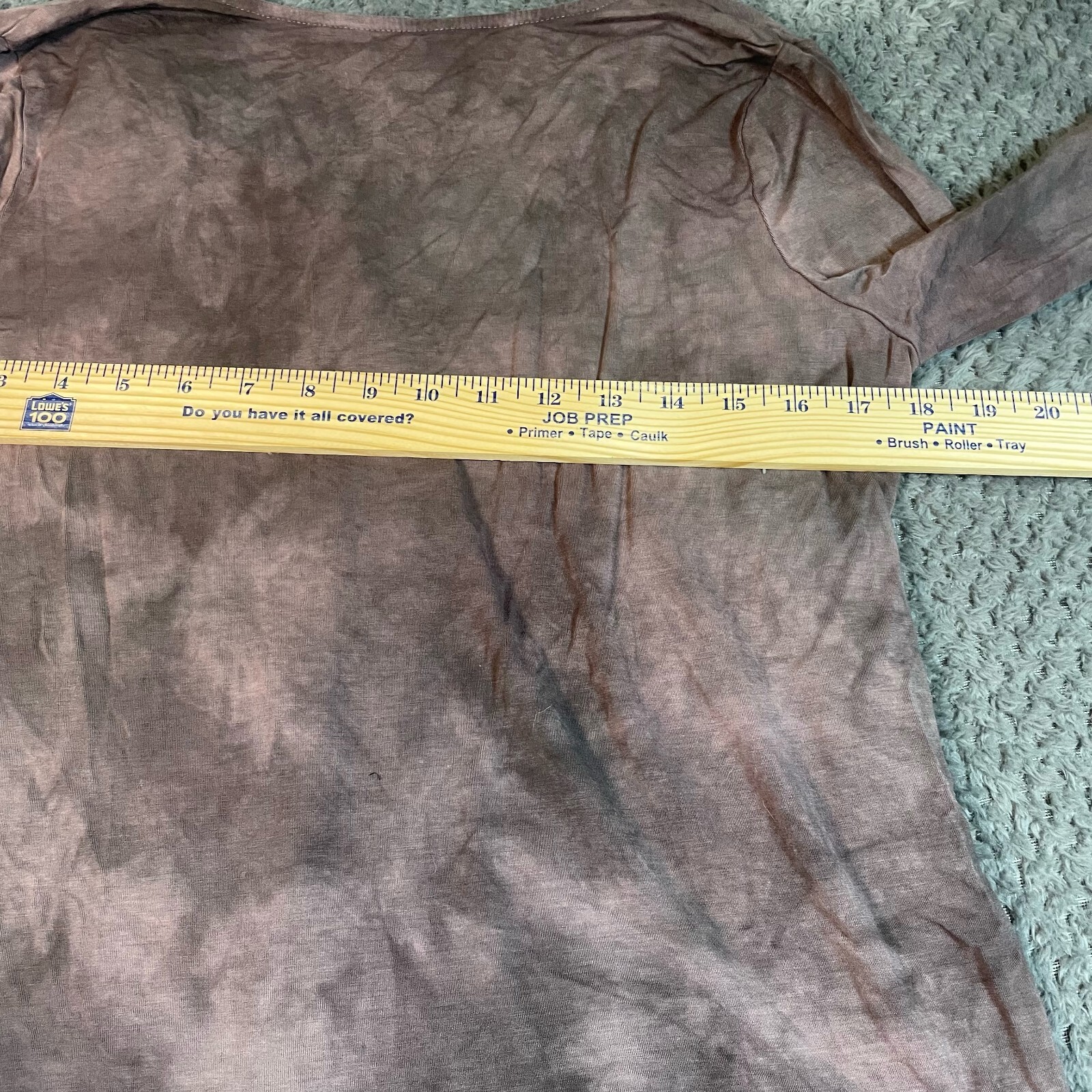 American Eagle Soft & Sexy Tie Dye Wrap Top Size L Bell Sleeve Fairy Festival