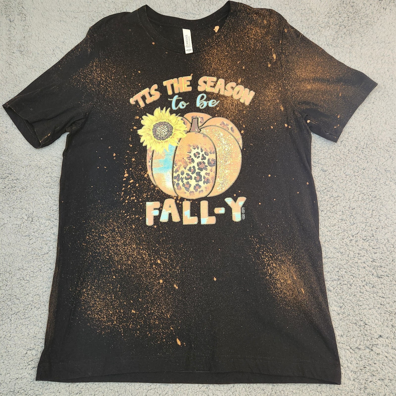 Size L Womens Top “Tis the Season to be Fall-Y” Fall Pumpkin