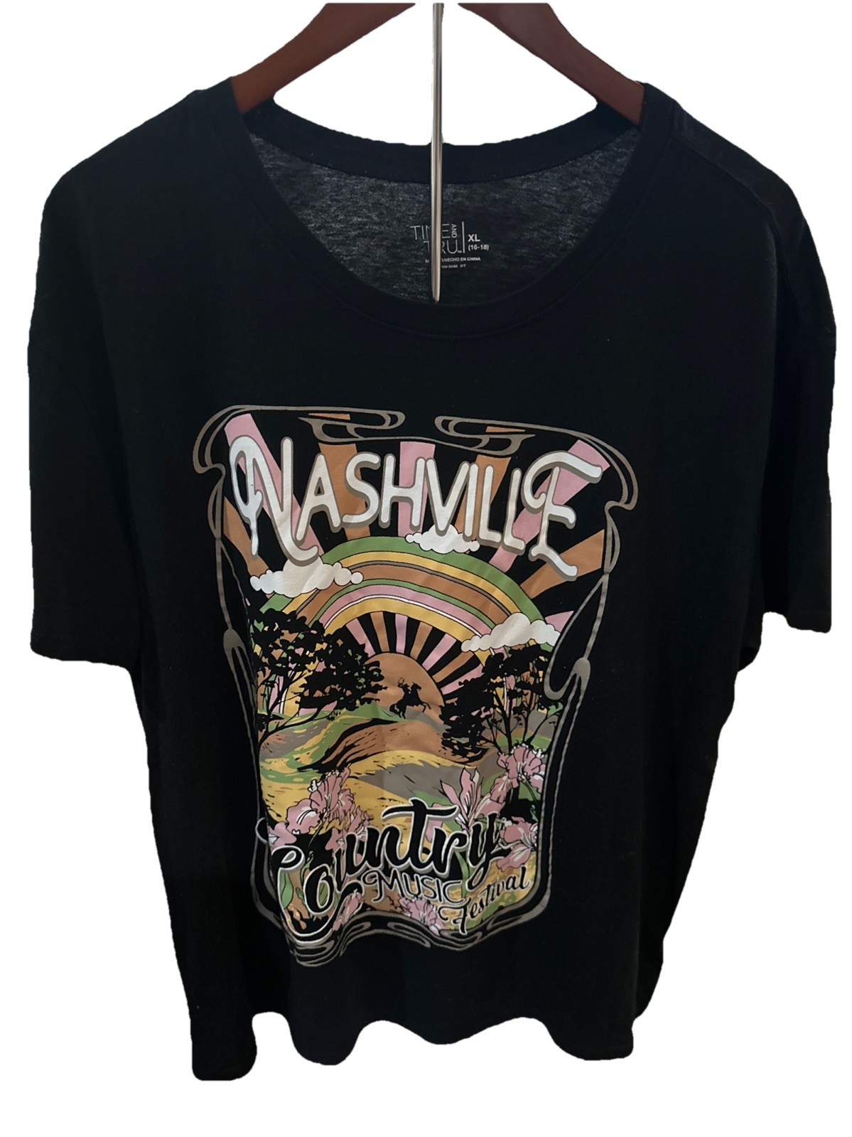 Nashville Country Music Festival Graphic T Shirt Women’s Size XL