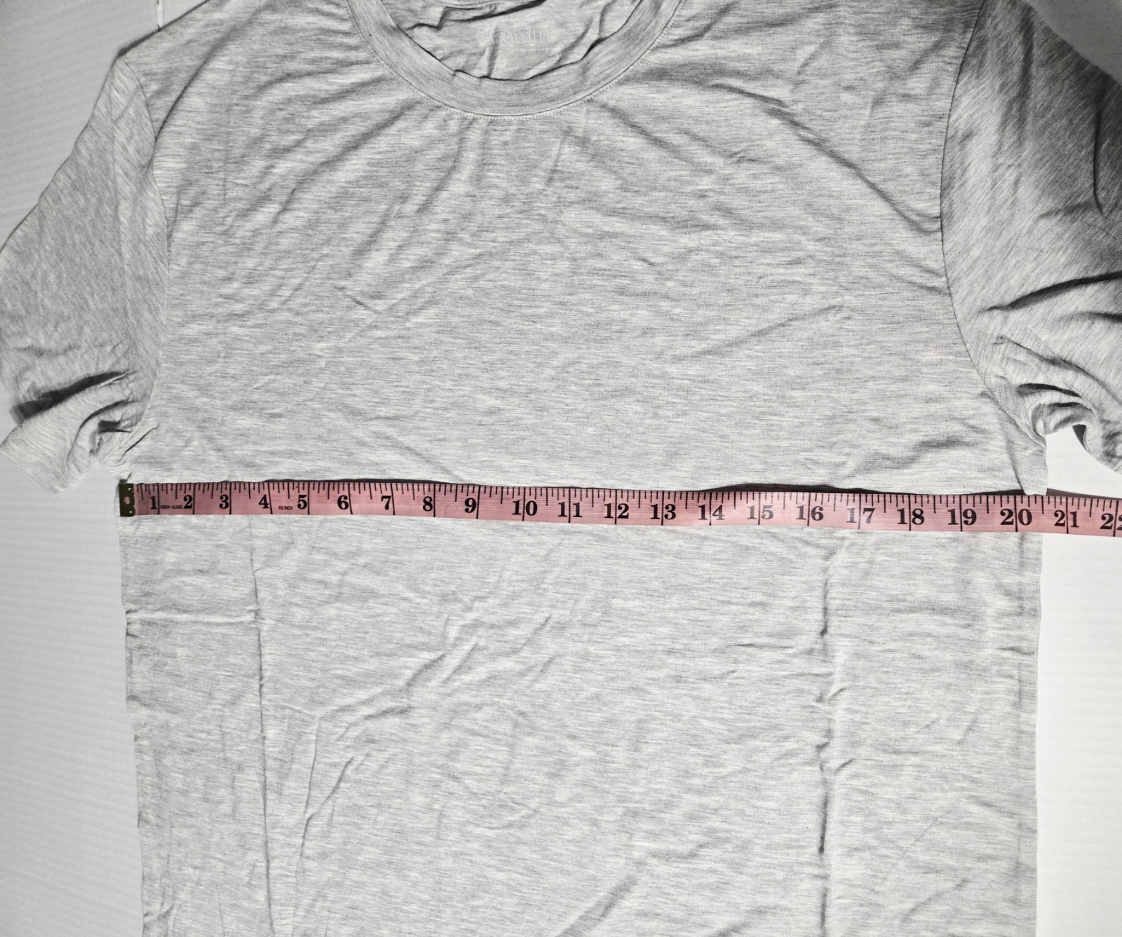 Comfrt Cloud Lounge Tee Light Heather Grey Size M Oversized Rayon Stretch TShirt