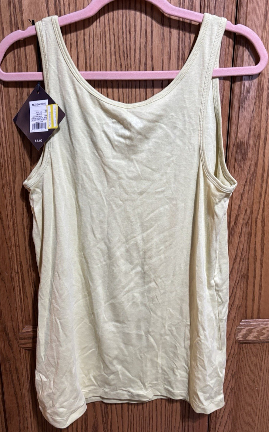 Ava & Viv Women’s Plus Size Perfect Tank Top Lime 2X NWT