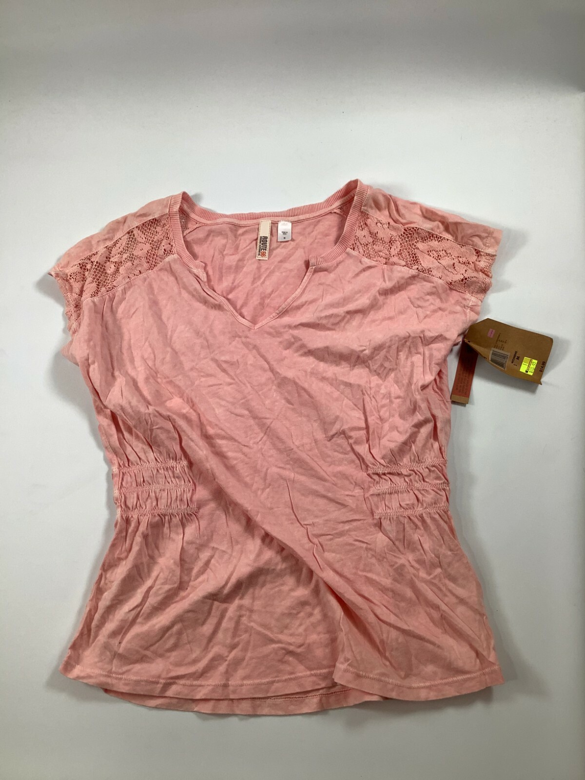 Womens Route 66 Pink Shirt Medium NEW! NWT