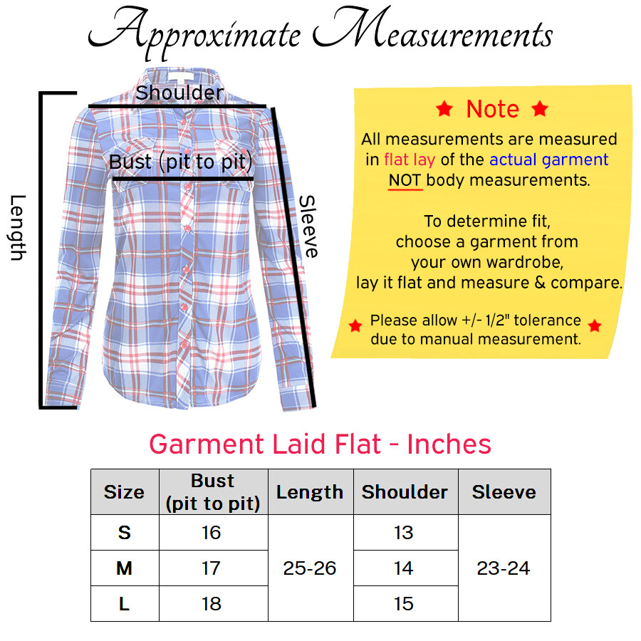 Women’s Long Sleeve Stretchy Knit Plaid Button Up Shirt