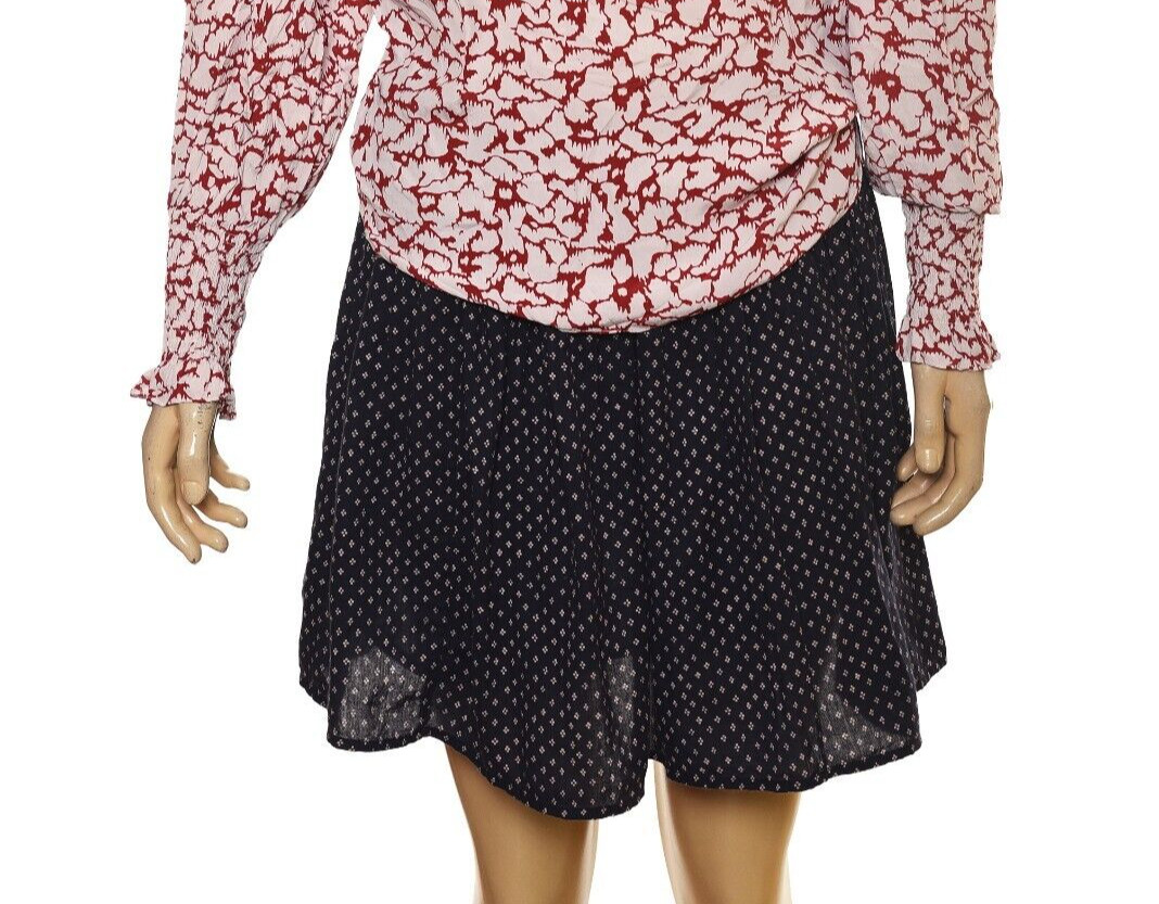 Isabel Marant Printed Top S 36 Women’s Casual High Neck Boho Blouse NWD 40296
