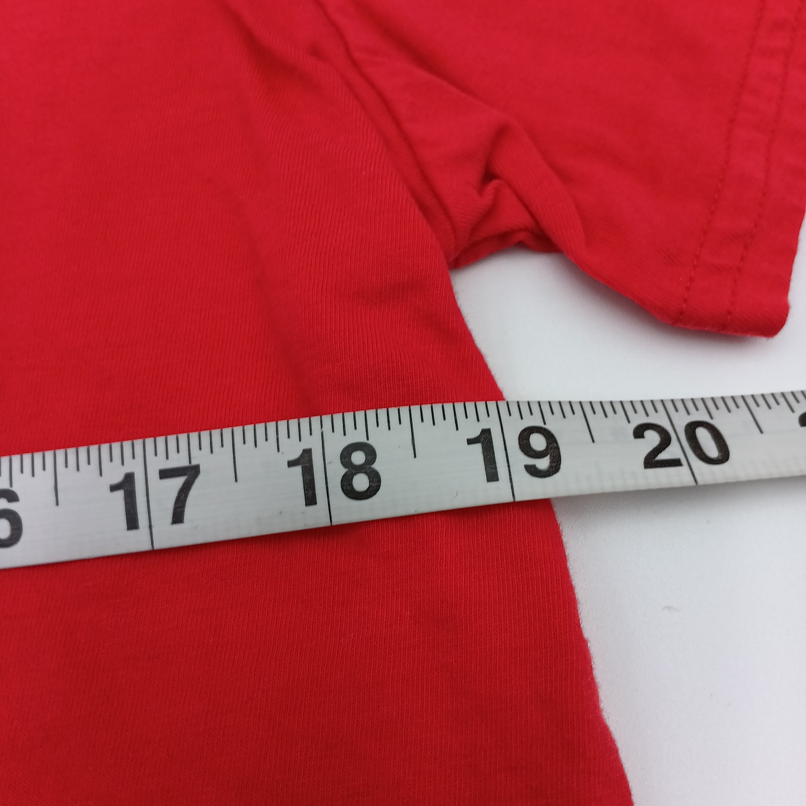 General Standard Top Womens Large Red Stars And Stripes Short Tee